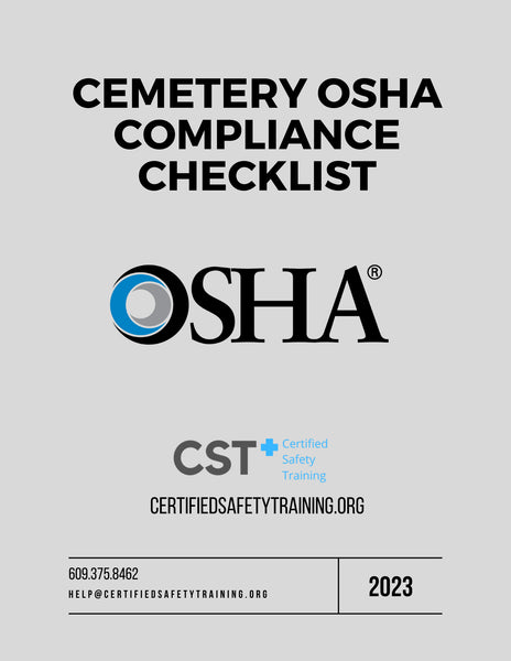 Cemetery OSHA Compliance Checklist
