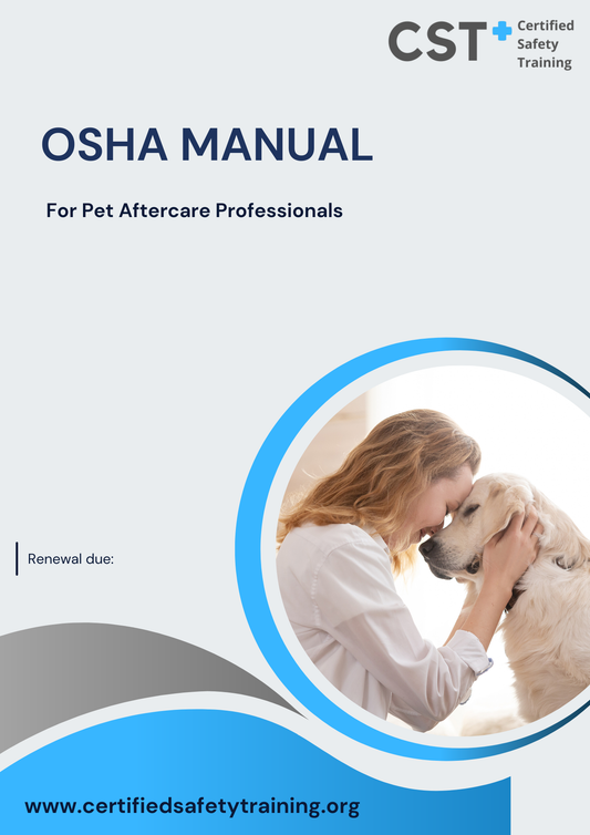 Complete OSHA Compliance for Family Pet Crematories & Cemeteries - Annual Pricing