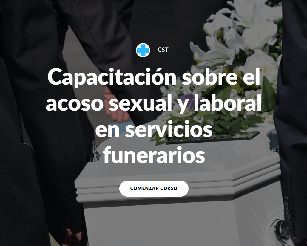 Capacitación sobre el acoso sexual y laboral en servicios funerarios
