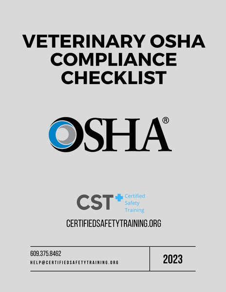Veterinary OSHA Compliance Checklist