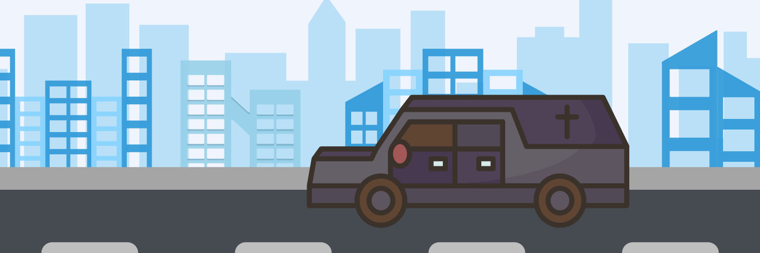 Funeral Procession. Safe driving tips.