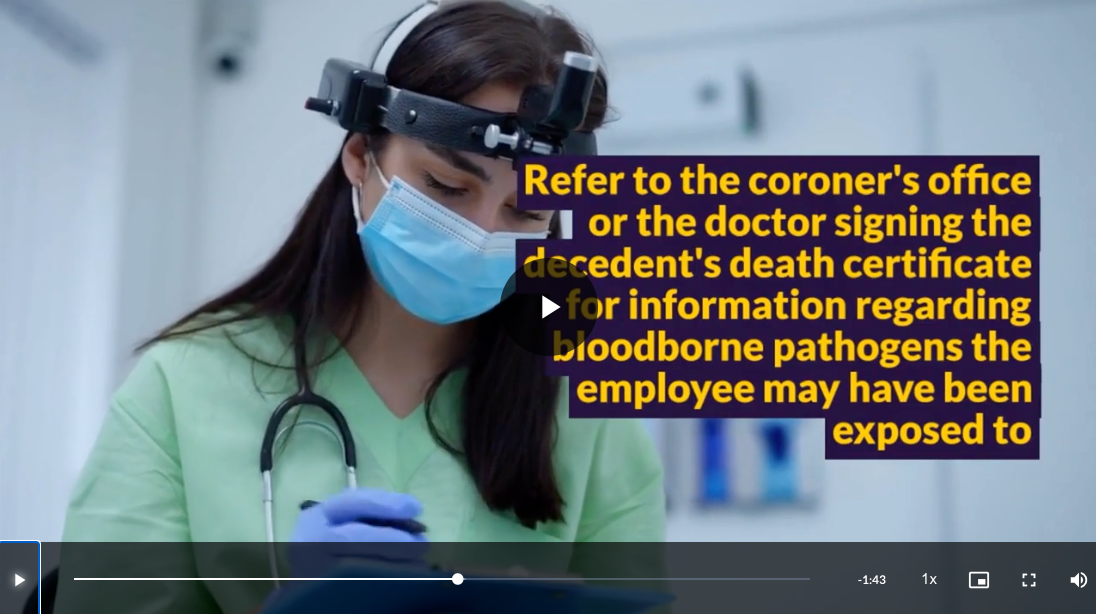 Funeral Workers What Do I Do if One of My Employees Gets a Needlestic