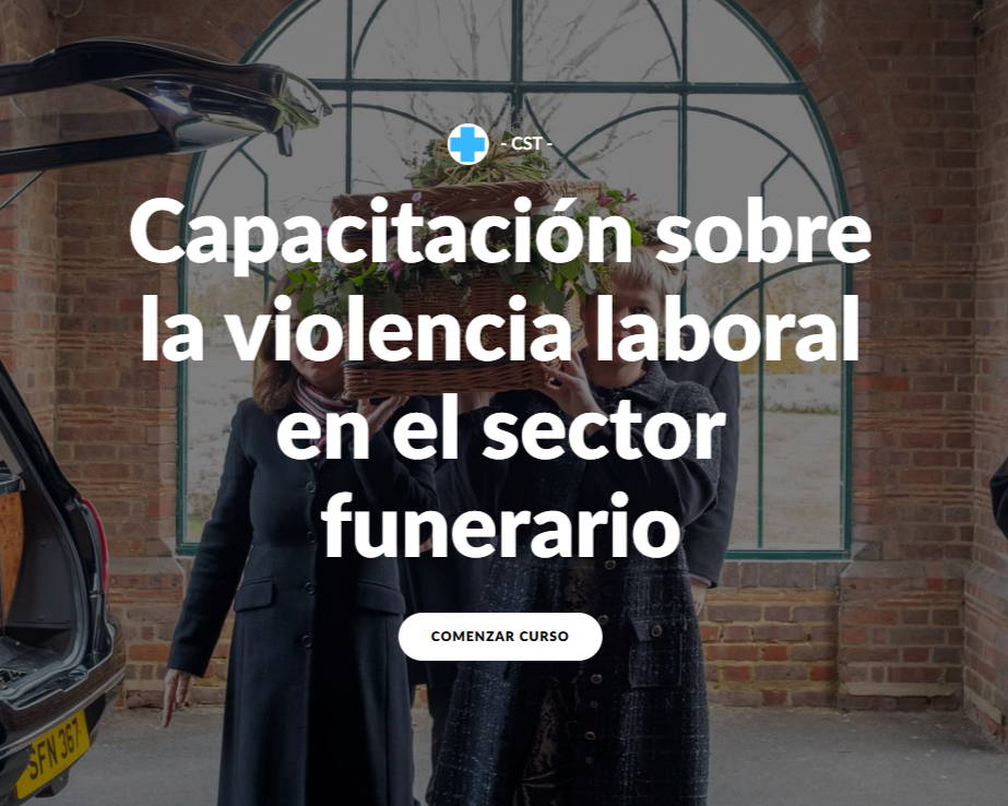 Capacitación sobre la violencia laboral en el sector funerario