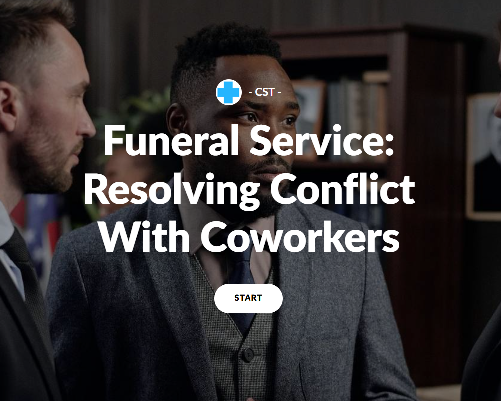 Resolving conflict with coworkers