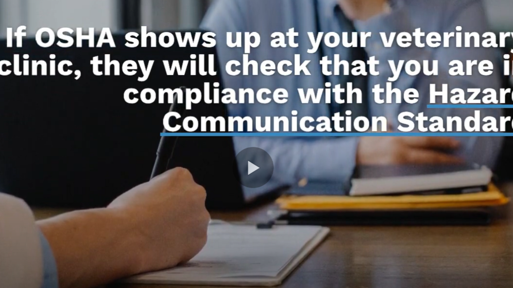 Vet Med OSHA Bite: Hazard Communication