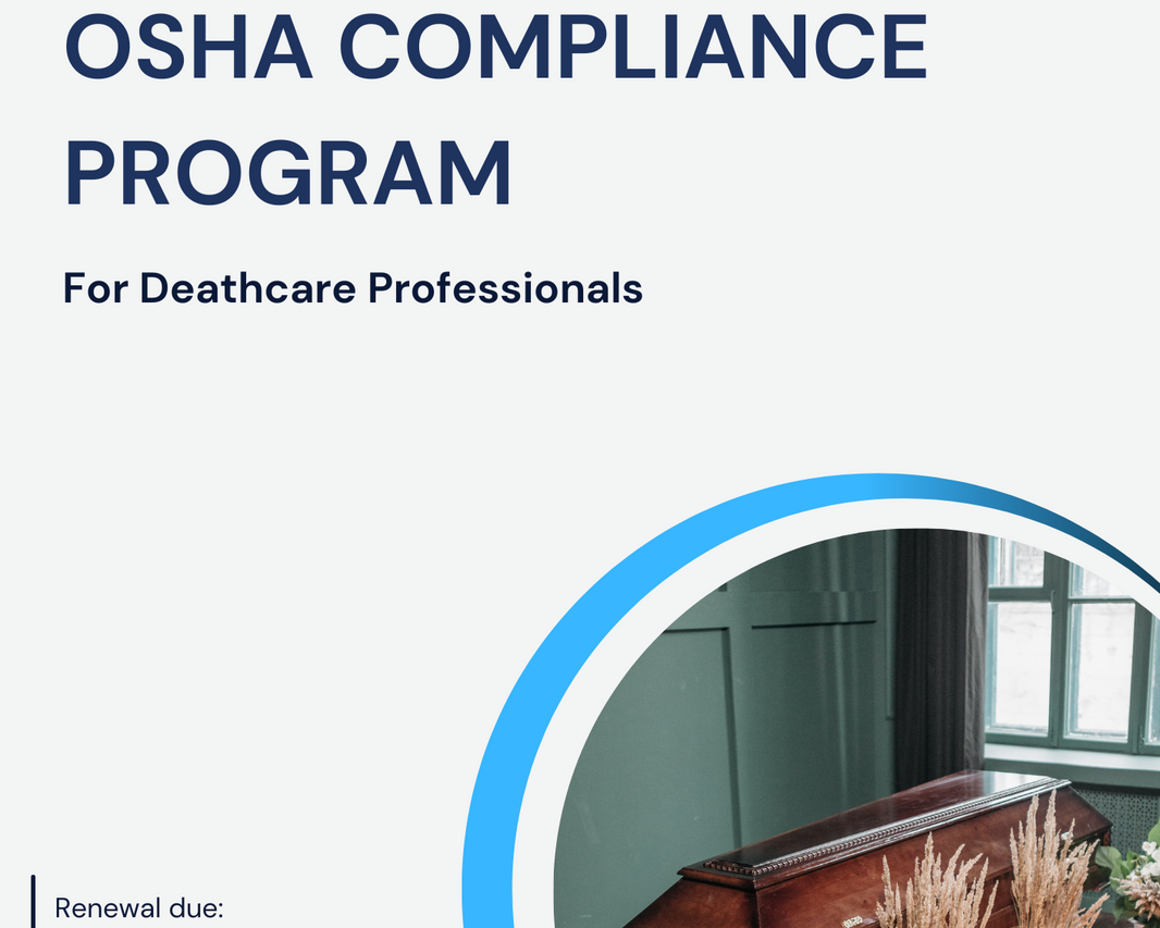 Funeral Service Safety and OSHA Compliance – Certified Safety Training
