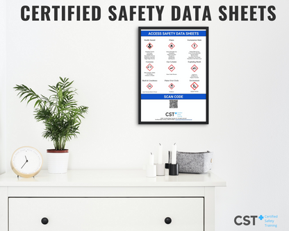 Certified Safety Data Sheets Library for Deathcare Professionals