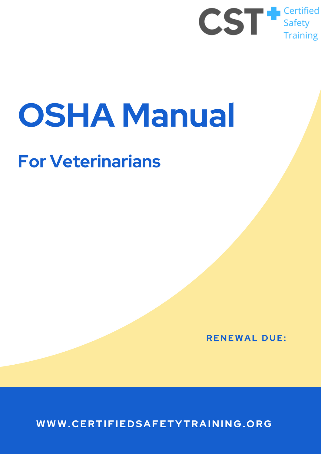 Custom Veterinarian OSHA Manual